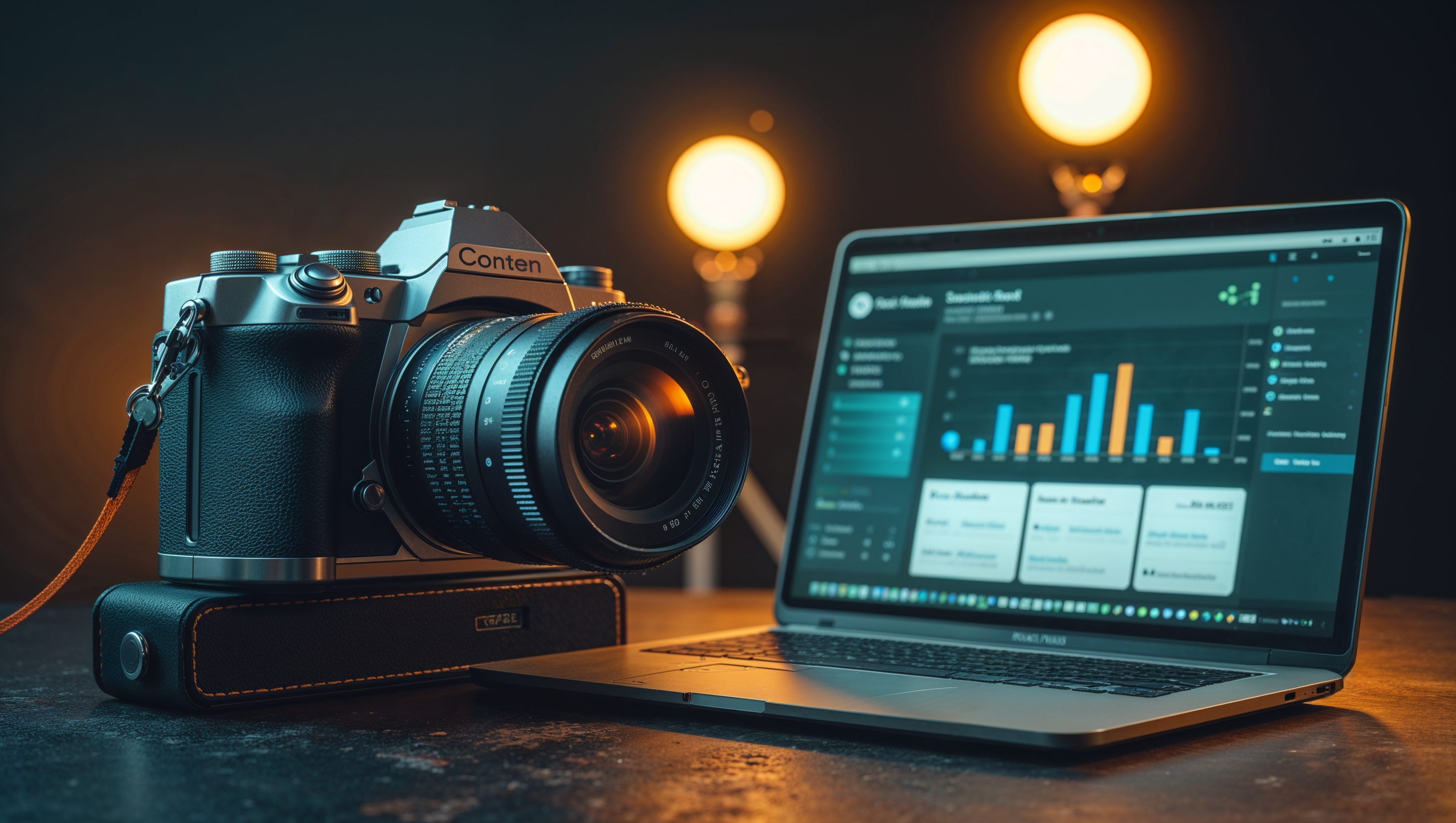 Content creation workflow for social media marketing